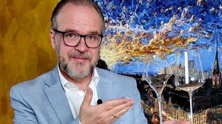 Weinterrasse mit Sommelier Bernhard Moser