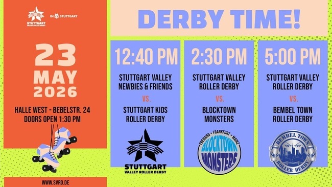 ROLLER DERBY LIVE: Dreifach Vollkontakt auf Rollschuhen!