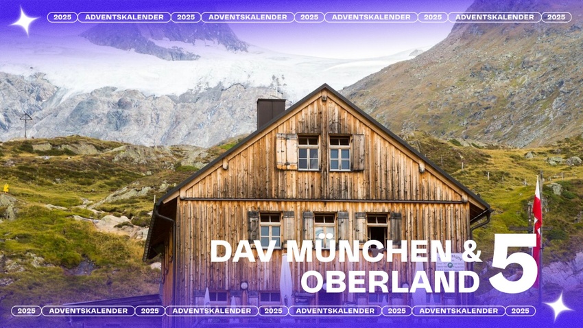 5. Türchen: DAV München & Oberland - Jahresmitgliedschaft