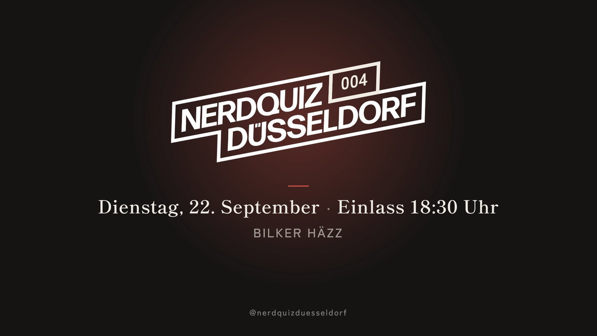 Titelbild der Veranstaltung Nerd Quiz 004