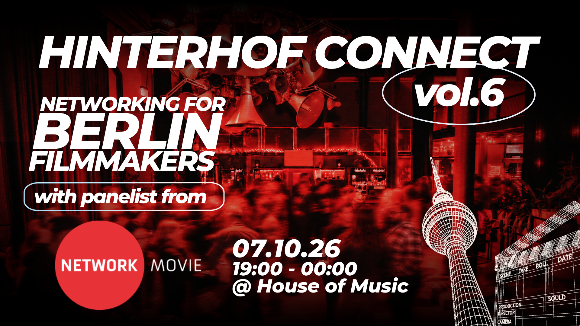 Hinterhof Connect Vol.6 - Netzwerk Event für Berliner Filmemacherinnen