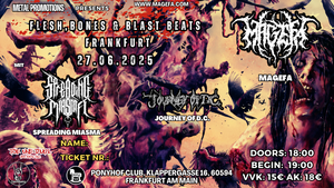 Flesh,Bones & Blast Beats-MAGEFA / Journey of D.C. / Spreading Miasma