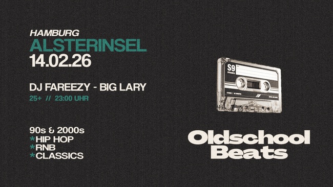 Oldschool Beats Aftershowparty @ Alsterinsel Hamburg