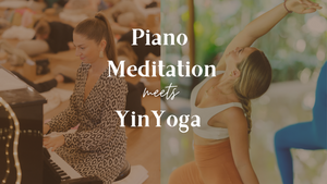 Live Piano Meditation 🎹 & Yin Yoga 🧘🏽‍♀️