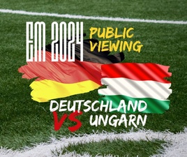 Public Viewing des Spiels Deutschland-Ungarn