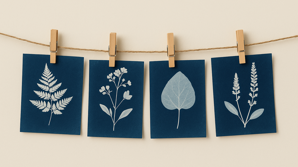 Learn & Make with Nature: Cyanotype Edition