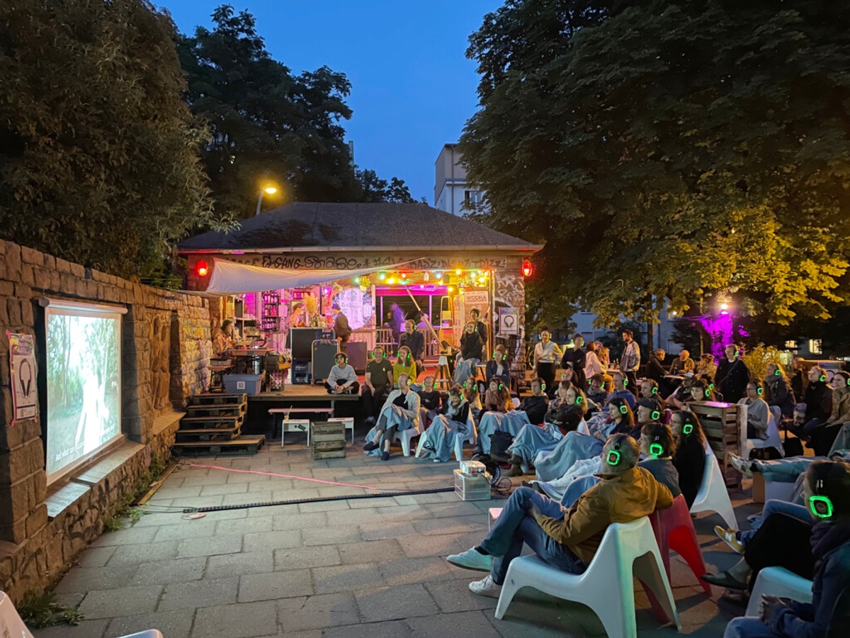 Freiluftkino Rosengarten