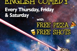 Laughs, Pizza & Shots – English Comedy Night in the Heart of Berlin!