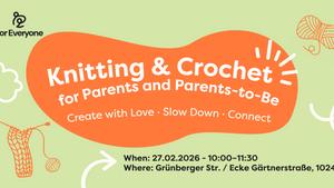 Knitting & Crochet Workshop For Parents & Parents-To-Be