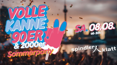 Volle Kanne 90er & 2000er – Sommerparty