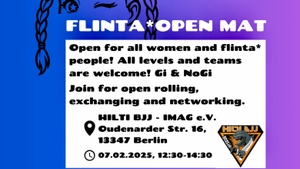 WOMEN FLINTA BJJ OPEN MAT