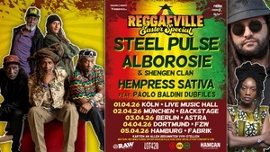 Steel Pulse, Alborosie, Hempress Sativa & Paolo Baldini DubFiles @ REGGAEVILLE EASTER SPECIAL 2026