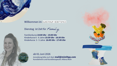 Kostenlose Probestunde Kindermalkurs 6- bis 8-Jährige