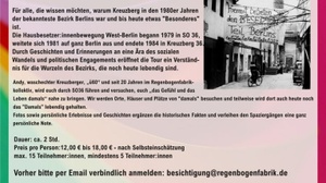 "Kiezspaziergänge durch das „widerständige SO36“"