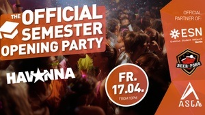The Official Semester Opening Party