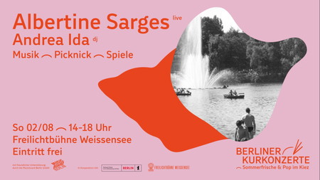 Sommerfrische und Pop im Kiez mit Albertine Sarges & TCP'22
