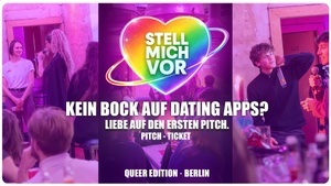 Pitch Ticket | 🏳️‍🌈🏳️‍⚧️ Queer Edition 🏳️‍🌈🏳️‍⚧️ | Stellmichvor - PowerPoint-Dating