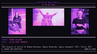 Tuleje & Opening of 'The Gospels of Aerial' by Women-Antennas (Agata Konarska, Agata Lankamer)