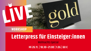Workshop: Letterpress für Einsteiger:innen