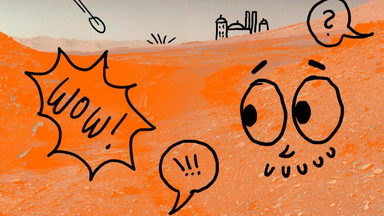 Comic-Labor. Wasserpost aus dem All. Drop-In