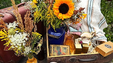 Koffer-Flohmarkt in der Scheunerei