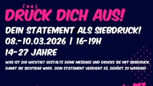 Drück dich aus! - Siebdruckworkshop
