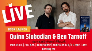 Book launch with Quinn Slobodian & Ben Tarnoff