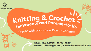Knitting & Crochet Workshop For Parents & Parents-To-Be
