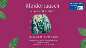 Kleidertausch "all gender & all sizes"