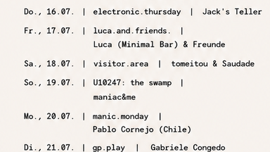 electronic.thursday mit Jack´s Teller