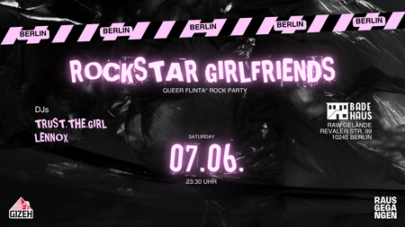 ROCKSTAR GIRLFRIENDS - Queer FLINTA* Rock Party in Berlin