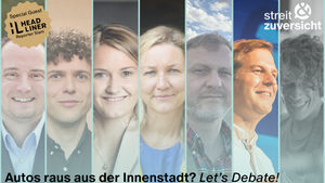 Streit & Zuversicht: Autos raus aus der Innenstadt? Let’s debate
