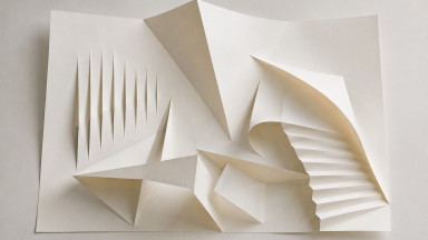 Workshopreihe Oberfläche und Struktur Papier:  3-D Schnitte