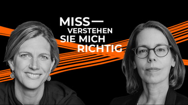 MISSVERSTEHEN SIE MICH RICHTIG Anne Brorhilker zu Gast bei Maja Göpel