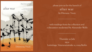 The launch of "after war" by Dženana Vucic