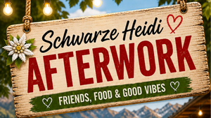 Schwarze Heidi Afterwork