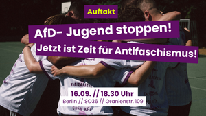 AFD-JUGEND STOPPEN! JETZT IST ZEIT FÜR ANTIFASCHISMUS