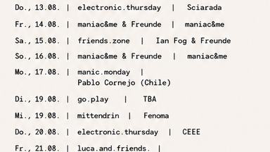 electronic.thursday mit Sciarada