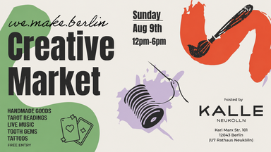 we.make.berlin - the curated market with workshops at KALLE