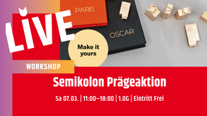 Personalisieren Sie Ihr Semikolon-Produkt