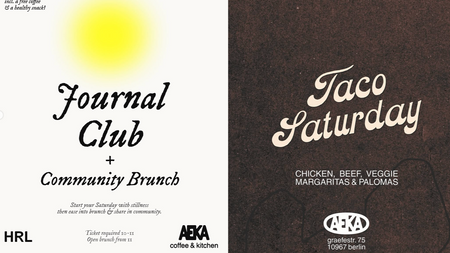 Journal Club Berlin + Community Brunch @ÆKA