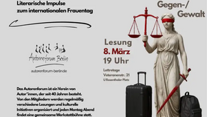 GEGEN-/ GEWALT: Autorinnenlesung zum Internationalen Frauentag