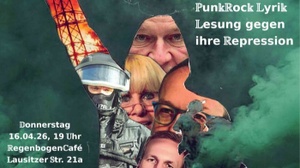 "NEBELKERZEN" - PunkRock-Lyrik-Lesung gegen ihre Repression im RegenbogenCafé