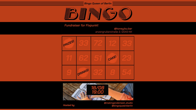BINGO Fundraiser