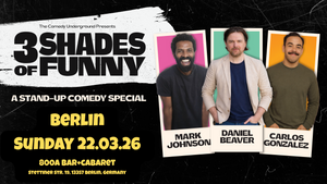 3 Shades of Funny - Berlin English Comedy Special