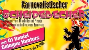 Karnevalistischer Scheidebecher