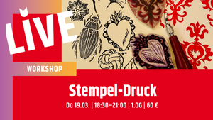 Workshop: Gestalte und drucke dein eigenes Geschenkpapier und Grußkarten