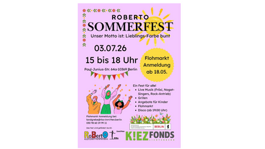 Sommerfest RoBertO - Lieblingsfarbe bunt