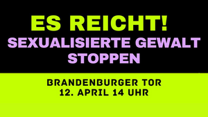 Sexualisierte und Digitale Gewalt stoppen!