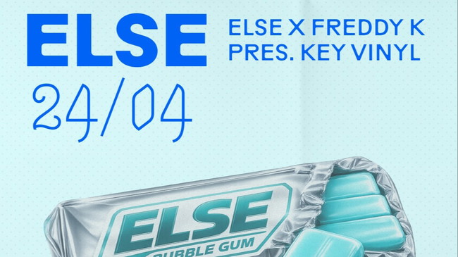 Else x Freddy K pres. KEY Vinyl [12:00 starting time]